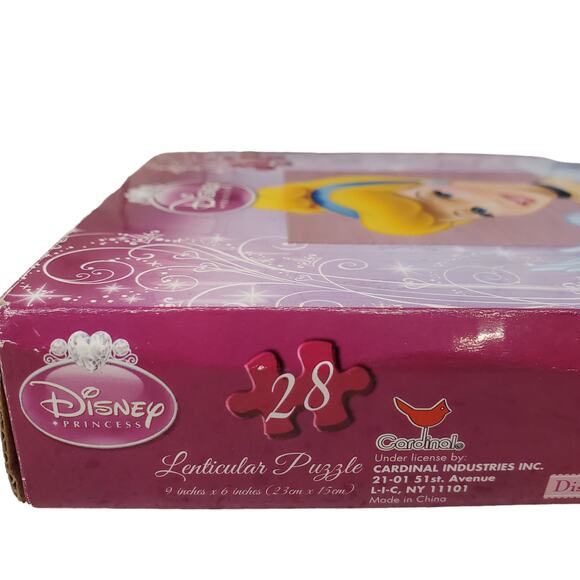 Disney Princess Puzzle Belle Cinderella Snow White Lenticular Puzzle - Picture 5 of 10